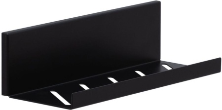 Полка Aquanet Магнум 30x80 черная матовая, открытая