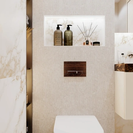 Комплект для подвесного унитаза 5 в 1 Lavinia Boho Relfix 77020054