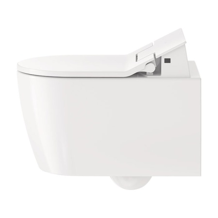 Duravit ME by Starck SensoWash Унитаз подвесной 57x37см, Rimless, HygieneGlaze, с крышкой биде, цвет: белый 611000002502300