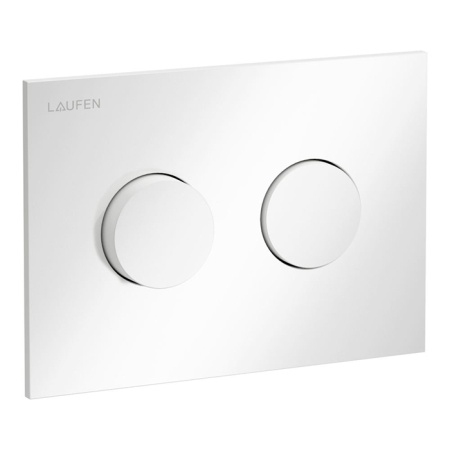 Laufen INEO GROOVE Клавиша смыва, цвет: белый глянцевый 9.0011.7.000.000.1