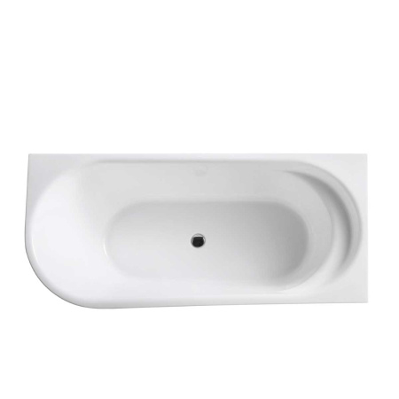 Ванна акриловая Vincea VBT-301-1700R, 1700*780*600, цвет белый, правая, слив-перелив в комплекте, хром
