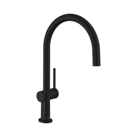 Hansgrohe Talis M54 Кухонный смеситель однорычажный 220 1jet черный матовый 72804670