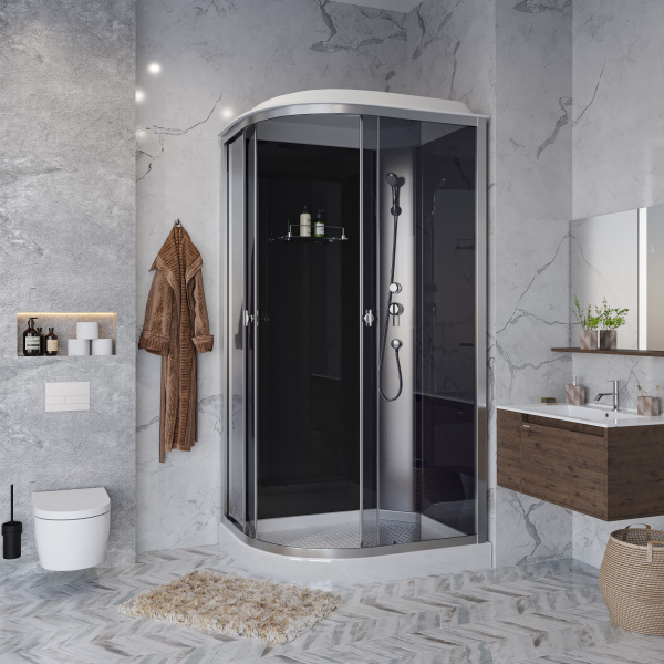 Душ.каб. Niagara Eco E80/40/TN (800х800х2150) 4 места