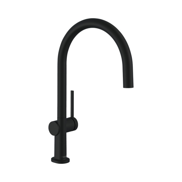 Hansgrohe Talis M54 Кухонный смеситель однорычажный 220 1jet черный матовый 72804670