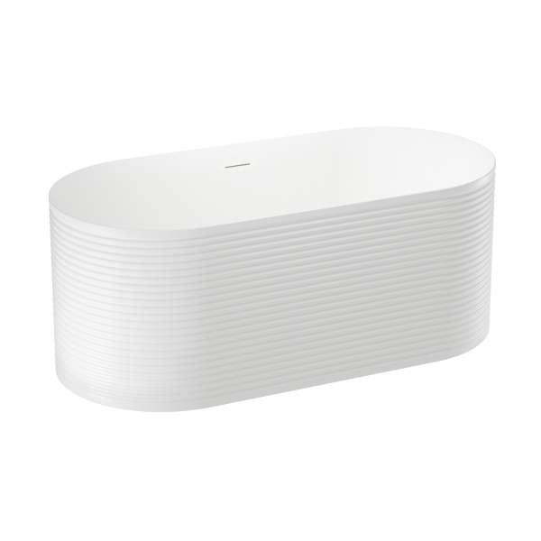 Акриловая ванна в наборе 3 в 1: отдельностоящая ванна, ножки, экран Wellsee Éclatant 2.0 231401000