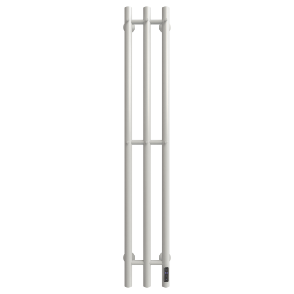 Полотенцесушитель Электрич. с/т GROIS Trio GR-138 190х1200 П3 RAL 9016 R белый матовый