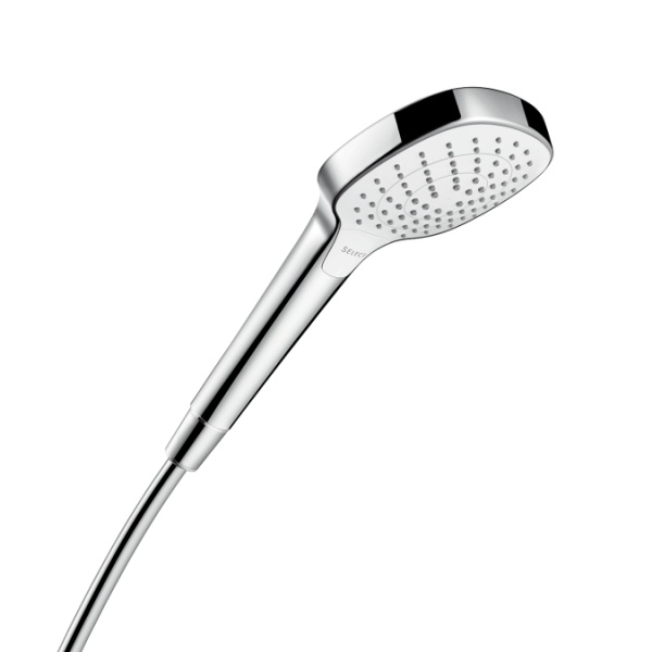 Hansgrohe Croma Select E Vario ручной душ хром-белый матовый 26812400