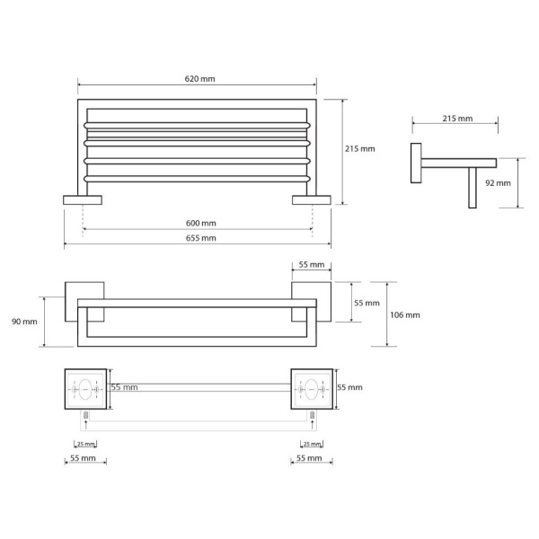 Полочка Bemeta Beta 132205072
