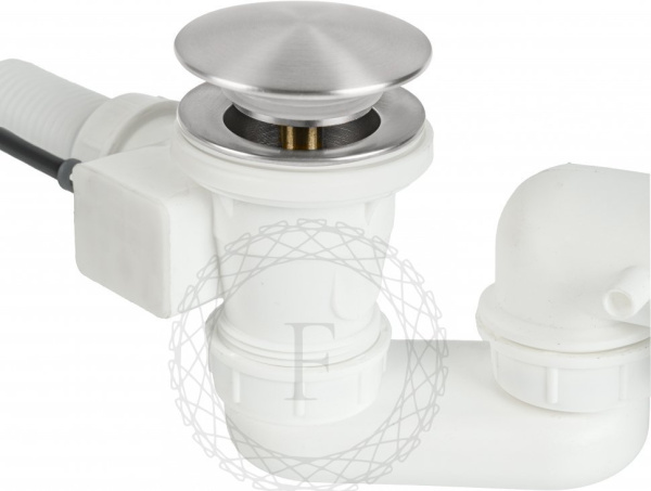 Сифон для ванны полуавтоматический FILARETE FL80 (Никель)