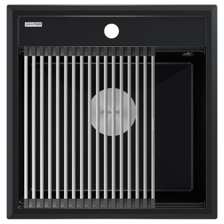 Мойка STEPIA 50, IT-GRANIT, PM115051-BLM, черный, 500х510, Paulmark