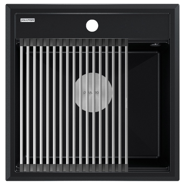 Мойка STEPIA 50, IT-GRANIT, PM115051-BLM, черный, 500х510, Paulmark