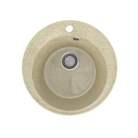Кухонная мойка Practik PR-475-002 (без сифона), слоновая кость