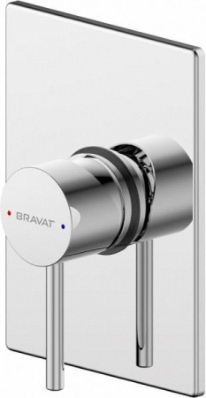 Набор смеситель для ванны и душа Bravat встраиваемый F860CP-SET