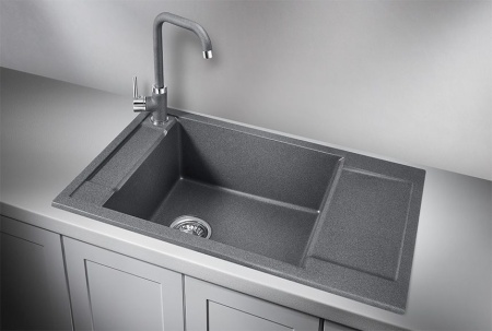 Мойка для кухни Granula 7806 графит, 78х50 см, прямоугольная