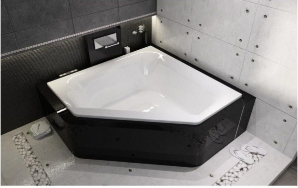 Акриловая ванна с усиленным каркасом и сифоном Riho Austin 145x145 BA1100500000000