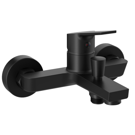 Смеситель для ванны с душем STWORKI Кронборг S28100BK матовый чёрный