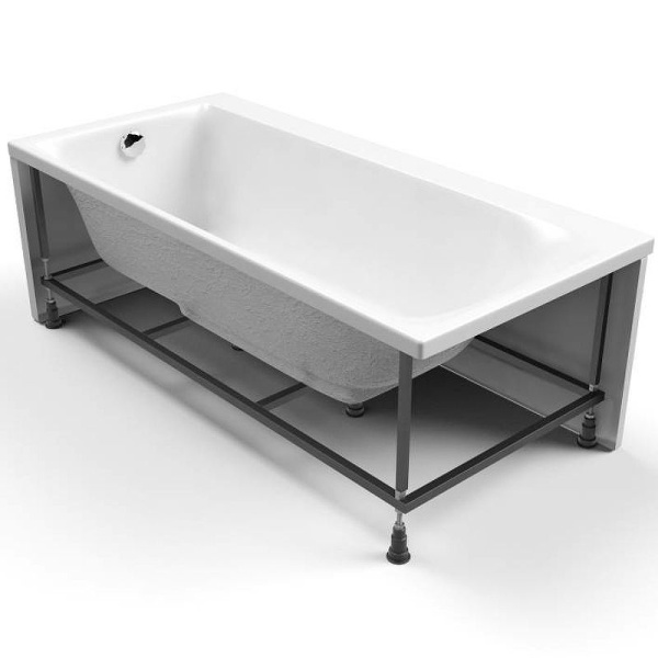 Акриловая ванна с каркасом Cersanit SMART 170x80 правая 63351 + K-RW-SMART*170n