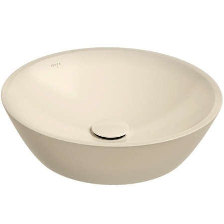 Раковина ISVEA SistemaY Soft накладная 450*450*120 цвет слоновая кость матовый 10SY66045SV-2K