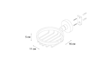 Мыльница решетка Fixsen Modern FX-51509