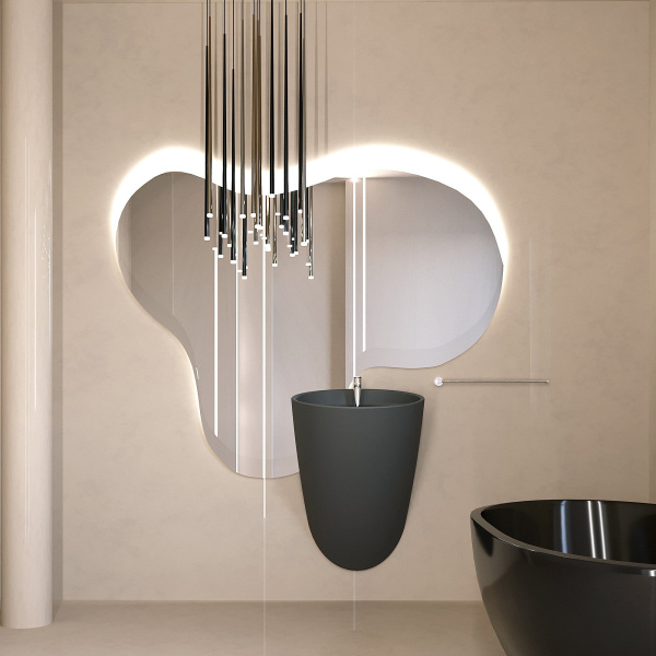 Раковина Ambassador Queen 116T20202 (535x465x765) черная матовая