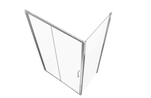 Душевой уголок BRAVAT Line без поддона одна раздвижная дверь 1200x800x2000 BS120.3101A