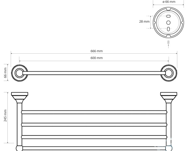 Полочка Bemeta Kera 144702187