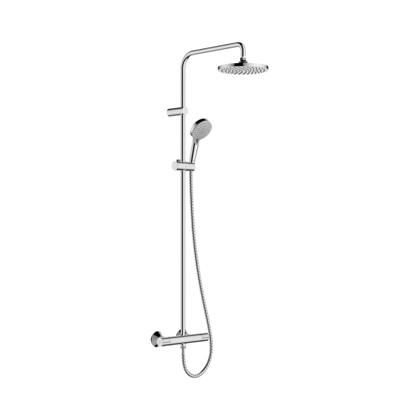 Hansgrohe Vernis Blend Showerpipe 200 1jet с термостатом черный матовый 26276670