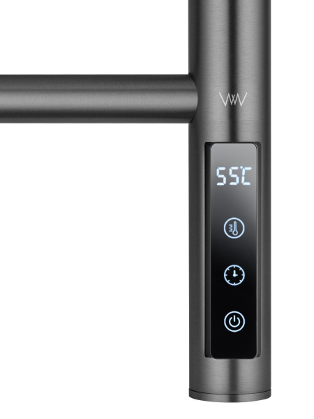 Полотенцесушитель электрический WONZON & WOGHAND, Темный графит (WW-AL4092-GM)