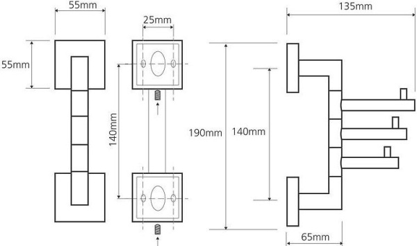 Крючок для полотенец Bemeta Beta 132206072