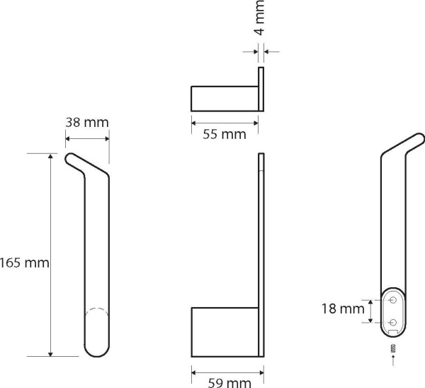 Держатель для запасного рулона Bemeta Organic 157112031
