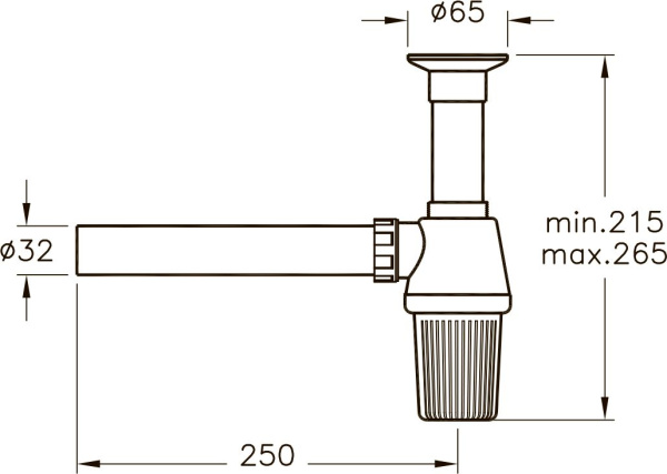 Сифон для раковины VitrA A45109