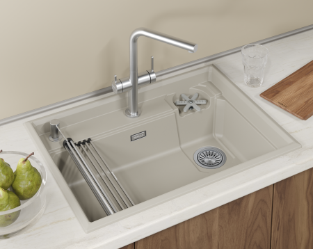 Мойка для кухни Granula Kitchen Space Rinzer 7308R креман, 73х52 см, прямоугольная