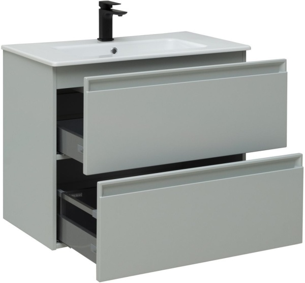 Тумба с раковиной Allen Brau Eclipse 80 1.E1002.PWM папирус матовый