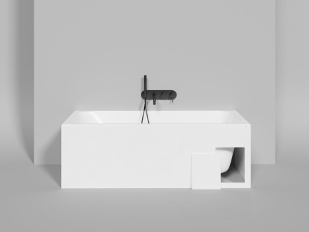 Ванна встраиваемая Salini ORLANDA KIT 160x70, S-Sense, матовый белый 102115M