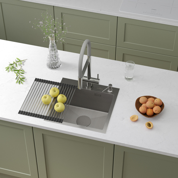 Кухонная мойка Roxen Snake 45 (текстурное покрытие)