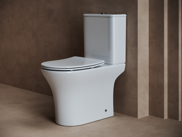 Напольный унитаз с бачком Ceramicanova Fortuna Rimless, Белый, CN9001