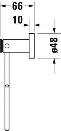 Полотенцедержатель Duravit D-Code кольцо 0099211000
