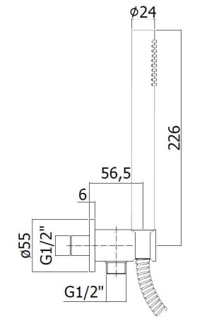Душевой гарнитур Paffoni Master ZDUP094HGSP золото медовое брашированное
