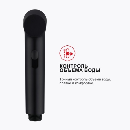 Гигиенический душ со смесителем Raglo R03.53.06, черный
