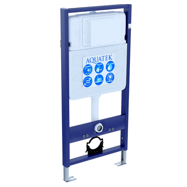 Комплект инсталляции с унитазом AQUATEK ЕВРОПА cm