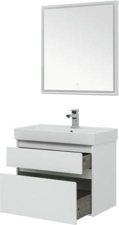 Мебель для ванной Aquanet Nova Lite 75 белый (2 ящика)