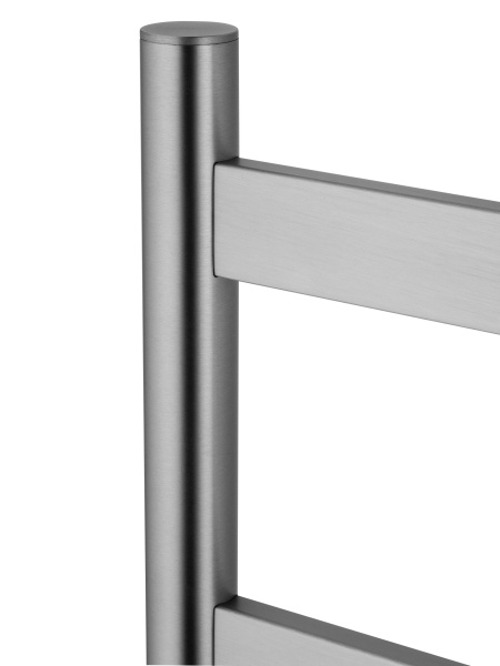 Полотенцесушитель электрический напольный WONZON & WOGHAND, Брашированный никель (WW-A406-BR)