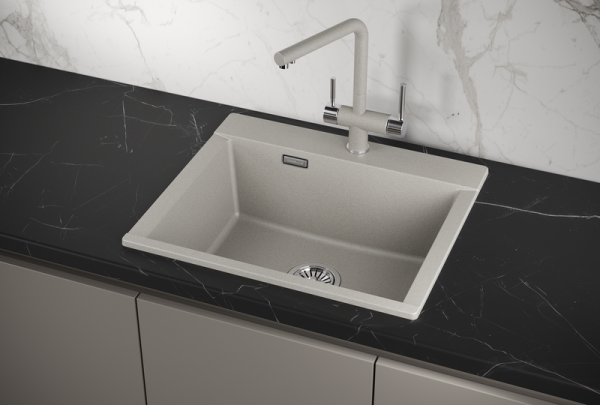 Мойка для кухни Granula Estetica 5804 базальт, 58х50 см, прямоугольная