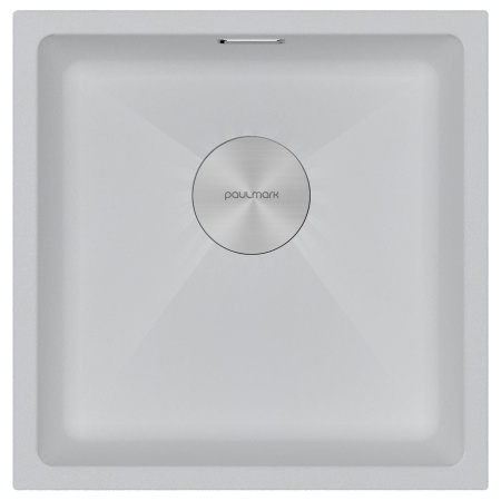 Мойка LUMI 45UNI, IT-GRANIT, LU45-WH, белый, 455х460, Paulmark