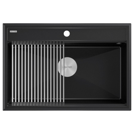 Мойка STEPIA 80, IT-GRANIT, PM117551-BLM, черный, 750х510, Paulmark