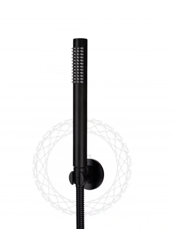 Смеситель для ванны с душем FILARETE Roun FL2120 (Черный матовый)