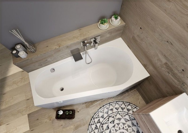 Акриловая ванна Riho Delta Plug&Play 160х80 L BD4300500000000