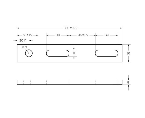 Комплект кронштейнов для крепления ног BelBagno BB20-EAGLE-SUP