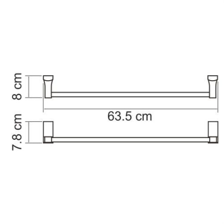 Полотенцедержатель Wasserkraft Abens K-3230