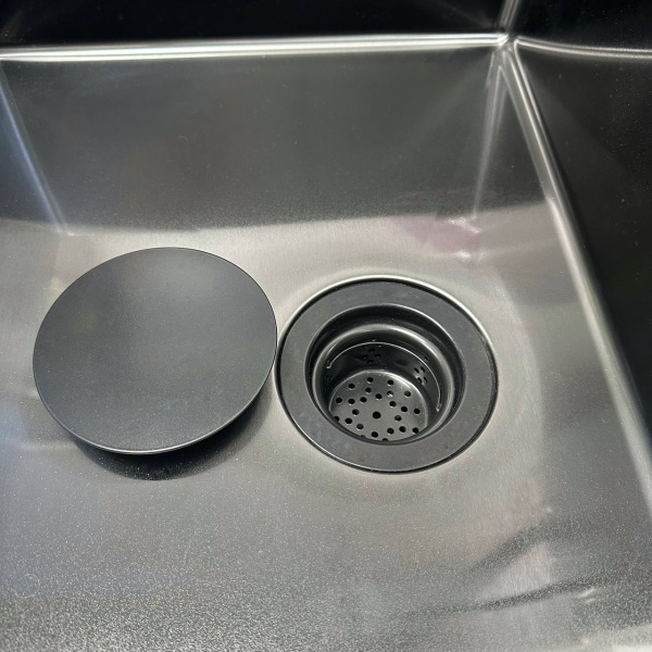 Кухонная мойка Roxen Simple 45 PVD (графит)